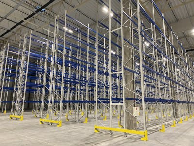 Delivery and installation of pallet racking systems in Riga
