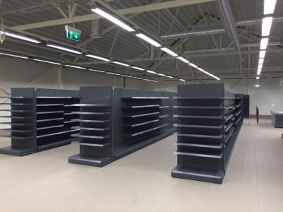 Myymälähyllyt ja laitteet - toimitus ja kokoonpano - VVN.LV 3