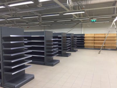 Myymälähyllyt ja laitteet - toimitus ja kokoonpano - VVN.LV 6